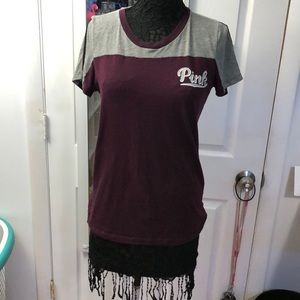 Pink Victoria’s Secret top